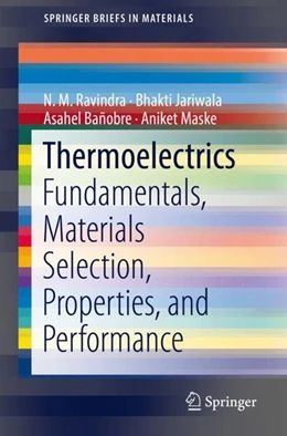Abbildung von Ravindra / Jariwala | Thermoelectrics | 1. Auflage | 2018 | beck-shop.de