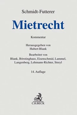 Abbildung von Schmidt-Futterer | Mietrecht: MietR | 14. Auflage | 2019 | beck-shop.de