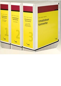 Abbildung von Küffner / Stöcker | Umsatzsteuer-Kommentar - ohne Aktualisierungsservice | 1. Auflage | 2018 | beck-shop.de
