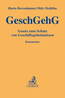 Abbildung von Harte-Bavendamm / Ohly | GeschGehG | 1. Auflage | 2020 | beck-shop.de