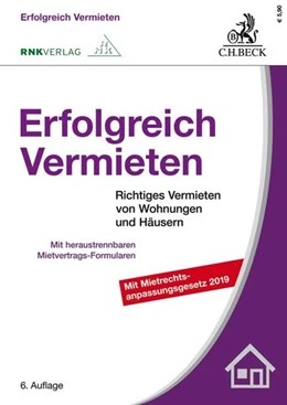 Abbildung von Erfolgreich Vermieten | 6. Auflage | 2019 | beck-shop.de