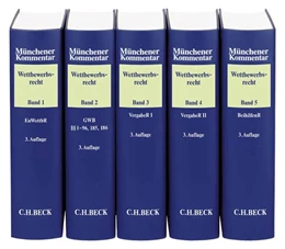 Abbildung von Münchener Kommentar Europäisches und Deutsches Wettbewerbsrecht | 3. Auflage | | beck-shop.de