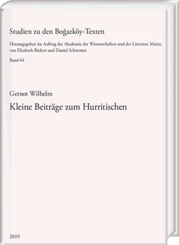 Abbildung von Wilhelm | Kleine Beiträge zum Hurritischen | 1. Auflage | 2018 | 64 | beck-shop.de