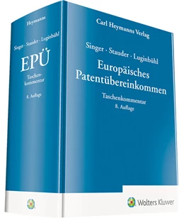 Abbildung von Singer / Stauder | Europäisches Patentübereinkommen: EPÜ | 8. Auflage | 2019 | beck-shop.de