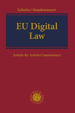 Abbildung von Schulze / Staudenmayer | EU Digital Law | 1. Auflage | 2020 | beck-shop.de