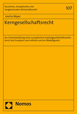 Abbildung von Meyer | Kerngesellschaftsrecht | 1. Auflage | 2018 | 107 | beck-shop.de