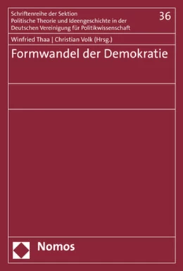 Abbildung von Thaa / Volk | Formwandel der Demokratie | 1. Auflage | 2018 | 36 | beck-shop.de