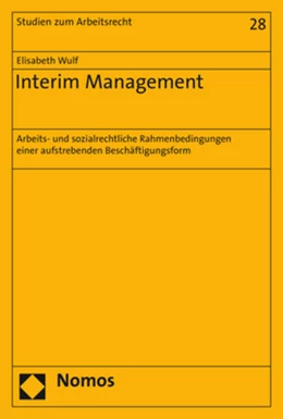 Abbildung von Wulf | Interim Management | 1. Auflage | 2019 | 28 | beck-shop.de
