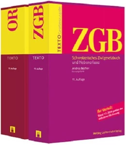 Abbildung von Texto Kombipaket ZGB, OR | 11. Auflage | 2019 | beck-shop.de