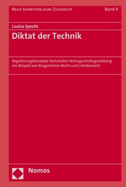 Abbildung von Specht | Diktat der Technik | 1. Auflage | 2019 | 9 | beck-shop.de