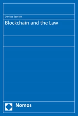 Abbildung von Szostek | Blockchain and the Law | 1. Auflage | 2019 | beck-shop.de