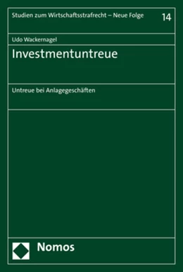 Abbildung von Wackernagel | Investmentuntreue | 1. Auflage | 2019 | 14 | beck-shop.de