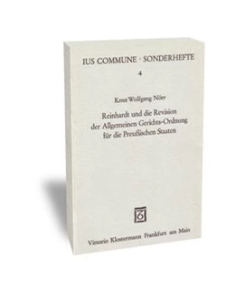 Abbildung von Nörr | Reinhardt und die Revision der Allgemeinen Gerichts-Ordnung für die Preußischen Staaten | 1. Auflage | 1975 | 4 | beck-shop.de