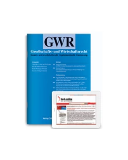 Abbildung von GWR • Gesellschafts- und Wirtschaftsrecht | 10. Auflage | 2018 | beck-shop.de