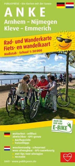 Abbildung von A N K E, Arnhem - Nijmegen - Kleve - Emmerich 1:50 000 | 4. Auflage | 2019 | beck-shop.de