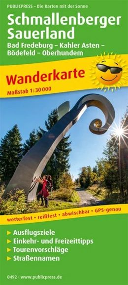 Abbildung von Schmallenberger Sauerland, Bad Fredeburg, - Kahler Asten - Bödefeld - Oberhundem 1:30 000 | 3. Auflage | 2019 | beck-shop.de