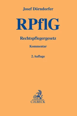 Abbildung von Dörndorfer | Rechtspflegergesetz: RPflG | 2. Auflage | 2014 | beck-shop.de