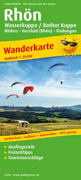 Abbildung von Rhön, Wasserkuppe / Rother Kuppe, Hilders - Gersfeld (Rhön) - Fladungen 1:25 000 | 5. Auflage | 2019 | beck-shop.de
