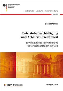 Abbildung von Menker | Befristete Beschäftigung und Arbeitszufriedenheit | 1. Auflage | 2018 | 8 | beck-shop.de