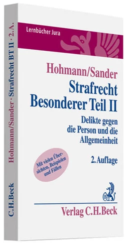 Abbildung von Hohmann / Sander | Strafrecht. Besonderer Teil II | 2. Auflage | 2011 | beck-shop.de