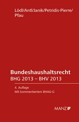 Abbildung von Lödl / Antl | Bundeshaushaltsrecht BHG 2013 | 4. Auflage | 2019 | 76 | beck-shop.de