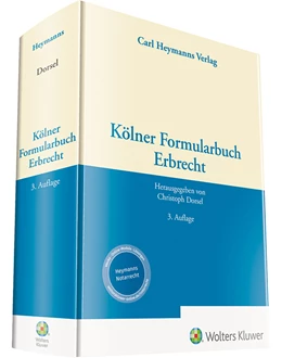 Abbildung von Dorsel | Kölner Formularbuch Erbrecht | 3. Auflage | 2020 | beck-shop.de