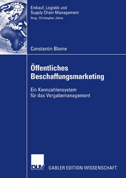 Abbildung von Blome | Öffentliches Beschaffungsmarketing | 1. Auflage | 2007 | beck-shop.de