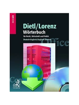 Abbildung von Dietl / Lorenz | Wörterbuch Recht, Wirtschaft & Politik = Dictionary of Legal, Commercial and Political Terms • Download | 1. Auflage | 2016 | beck-shop.de