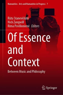 Abbildung von Staneviciute / Zangwill | Of Essence and Context | 1. Auflage | 2019 | beck-shop.de