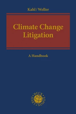 Abbildung von Kahl / Weller | Climate Change Litigation | 1. Auflage | 2020 | beck-shop.de