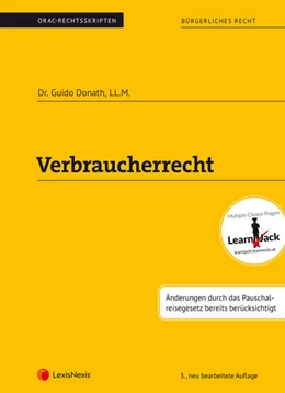 Abbildung von Donath | Verbraucherrecht (Skriptum) | 3. Auflage | 2019 | beck-shop.de