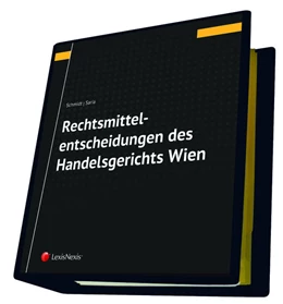 Abbildung von Schmidt / Saria | Rechtsmittelentscheidungen des Handelsgerichts Wien | 21. Auflage | 2019 | beck-shop.de