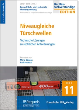 Abbildung von Dilanas / Zöller | Niveaugleiche Türschwellen und Übergänge | 1. Auflage | 2025 | beck-shop.de