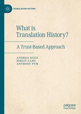 Abbildung von Rizzi / Lang | What is Translation History? | 1. Auflage | 2019 | beck-shop.de