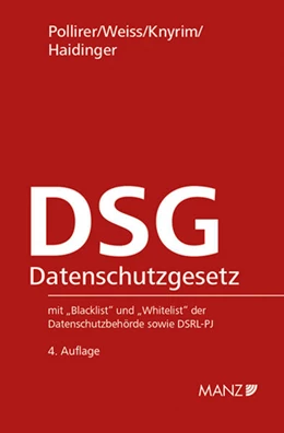 Abbildung von Pollirer / Weiss | Datenschutzgesetz DSG | 4. Auflage | 2019 | 115 | beck-shop.de