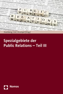 Abbildung von Erd / Eiselsberg | Spezialgebiete der Public Relations - Teil III | 1. Auflage | 2019 | beck-shop.de