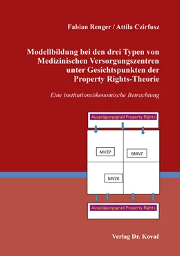 Abbildung von Renger / Czirfusz | Modellbildung bei den drei Typen von Medizinischen Versorgungszentren unter Gesichtspunkten der Property Rights-Theorie | 1. Auflage | 2019 | 29 | beck-shop.de