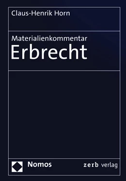 Abbildung von Horn | Materialienkommentar Erbrecht | 1. Auflage | 2019 | beck-shop.de