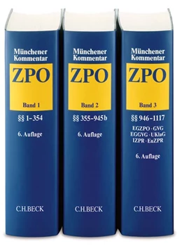 Abbildung von Krüger / Rauscher | Münchener Kommentar zur Zivilprozessordnung Gesamtwerk | 6. Auflage | 2020 | beck-shop.de