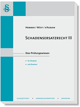 Abbildung von Hemmer / Wüst | Schadensersatzrecht III | 13. Auflage | 2019 | beck-shop.de
