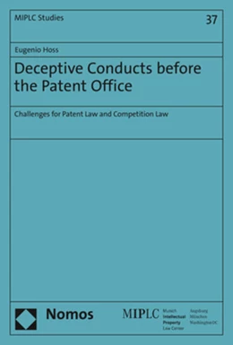 Abbildung von Hoss | Deceptive Conducts before the Patent Office | 1. Auflage | 2019 | 37 | beck-shop.de