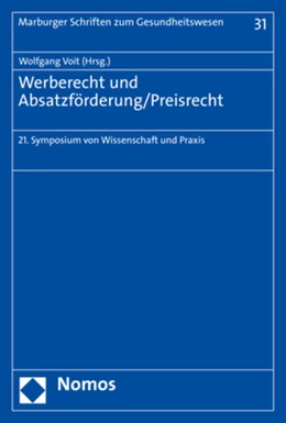 Abbildung von Voit | Werberecht und Absatzförderung/Preisrecht | 1. Auflage | 2019 | 31 | beck-shop.de