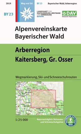 Abbildung von Alpenverein | Alpenvereinskarte Bayerischer Wald, Arberregion, Kaitersberg, Osser 1:25 000 | 1. Auflage | 2019 | beck-shop.de