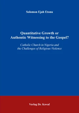 Abbildung von Etonu | Quantitative Growth or Authentic Witnessing to the Gospel? | 1. Auflage | 2020 | 147 | beck-shop.de