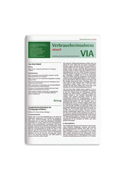 Abbildung von VIA • Verbraucherinsolvenz aktuell | 10. Auflage | 2018 | beck-shop.de