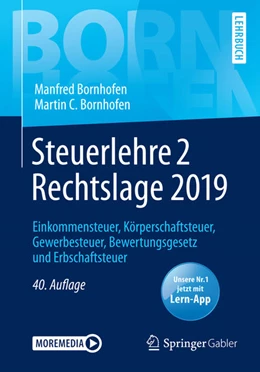 Abbildung von Bornhofen | Steuerlehre 2 Rechtslage 2019 | 40. Auflage | 2020 | beck-shop.de