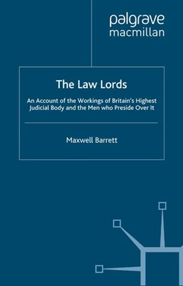 Abbildung von Barrett | The Law Lords | 1. Auflage | 2000 | beck-shop.de