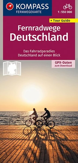 Abbildung von KOMPASS-Karten GmbH | KOMPASS Radfernwege Deutschland 1:550 000 | 1. Auflage | 2020 | beck-shop.de