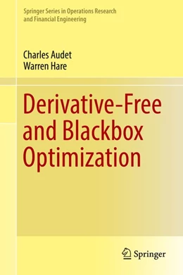 Abbildung von Audet / Hare | Derivative-Free and Blackbox Optimization | 1. Auflage | 2017 | beck-shop.de