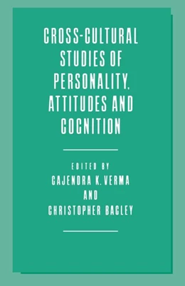 Abbildung von Bagley / Verma | Cross-Cultural Studies of Personality, Attitudes and Cognition | 1. Auflage | 1988 | beck-shop.de